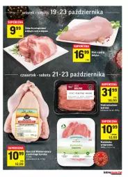 Gazetka promocyjna Intermarche - Gazetka promocyjna - Gazetka - ważna od 25.10 do 25.10.2021 - strona 13 - produkty: Kurczak, Karkówka wieprzowa, Stek, Filet z piersi indyka, Tusz