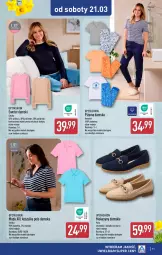Gazetka promocyjna Aldi - Artykuły przemysłowe i tekstylia - Gazetka - ważna od 21.03 do 21.03.2026 - strona 11 - produkty: Sweter, Mokasyny, Kosz, Koszulka, Wełna, Moda, Piżama, Fa