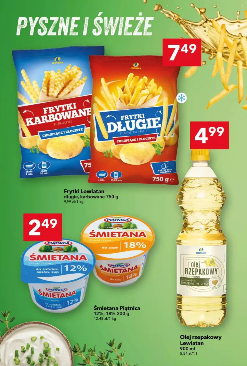 Gazetka promocyjna Lewiatan - Gazetka ogólnopolska - ważna 27.07 do 02.08.2026 - strona 4 - produkty: Frytki, Olej, Olej rzepakowy, Piątnica