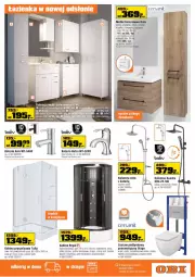 Gazetka promocyjna Obi - Gazetka OBI - Gazetka - ważna od 17.08 do 17.08.2021 - strona 11 - produkty: Kabina prysznicowa, Sok, Ser, Koc, Słupek, Meble łazienkowe, Szafka, Półka, Bateria, Brodzik, Gala, Meble, Cersanit, Miska, Fa