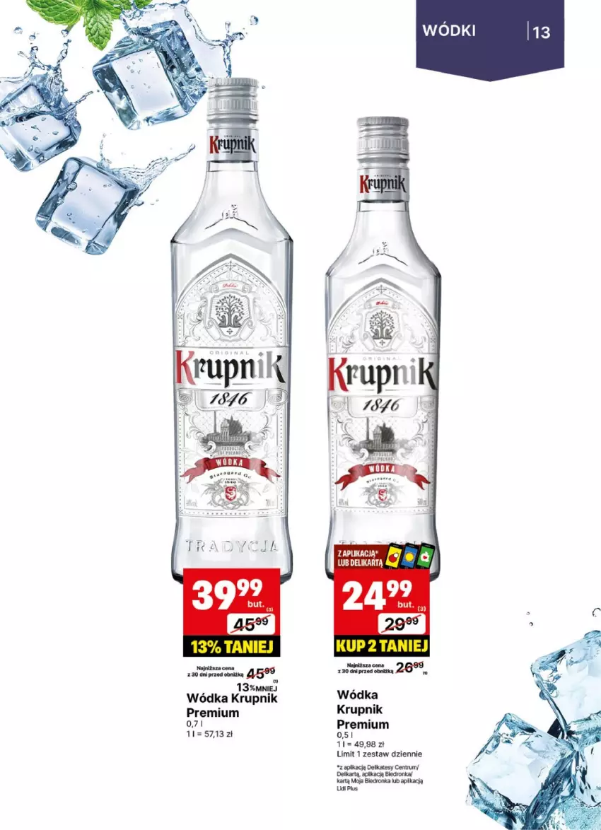 Gazetka promocyjna Delikatesy Centrum - DeliBarek DC12-DC13 - ważna 17.03 do 30.03.2025 - strona 13 - produkty: Krupnik, Rum, Wódka