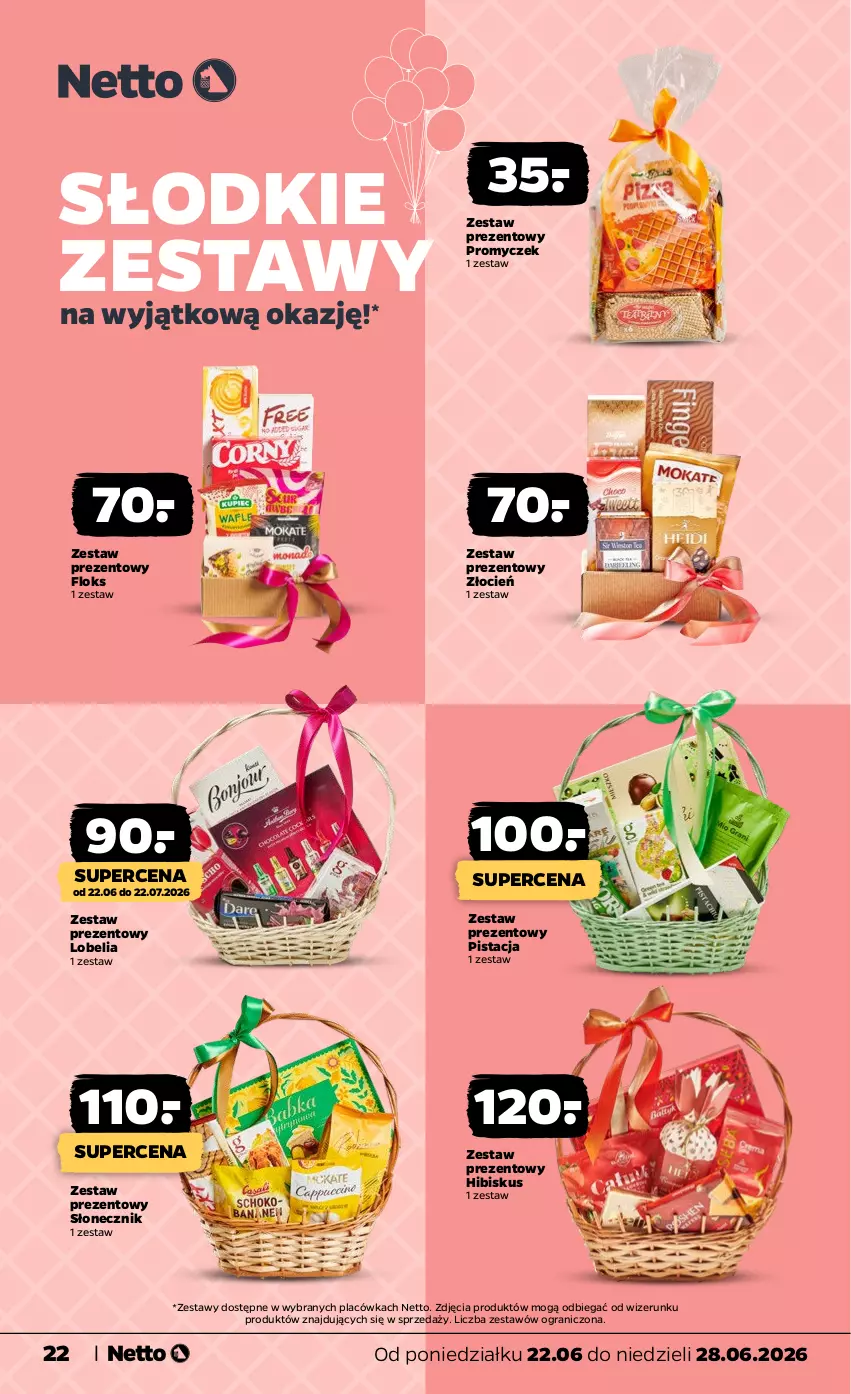 Gazetka promocyjna Netto - Od Poniedziałku - ważna 22.06 do 28.06.2026 - strona 22 - produkty: Cień, Gra, Hibiskus, Zestaw prezentowy