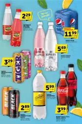 Gazetka promocyjna Groszek - Gazetka - ważna od 11.07 do 11.07.2023 - strona 25 - produkty: Sok, Gin, Napój energetyczny, Coca-Cola, Lack, Pepsi, Tiger, Oranżada, Schweppes, Hellena, Fanta, Sprite, Napój, Fa