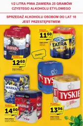 Gazetka promocyjna Groszek - Gazetka - ważna od 11.07 do 11.07.2023 - strona 27 - produkty: Piwo, Tyskie, Warka, Tatra, Harnaś