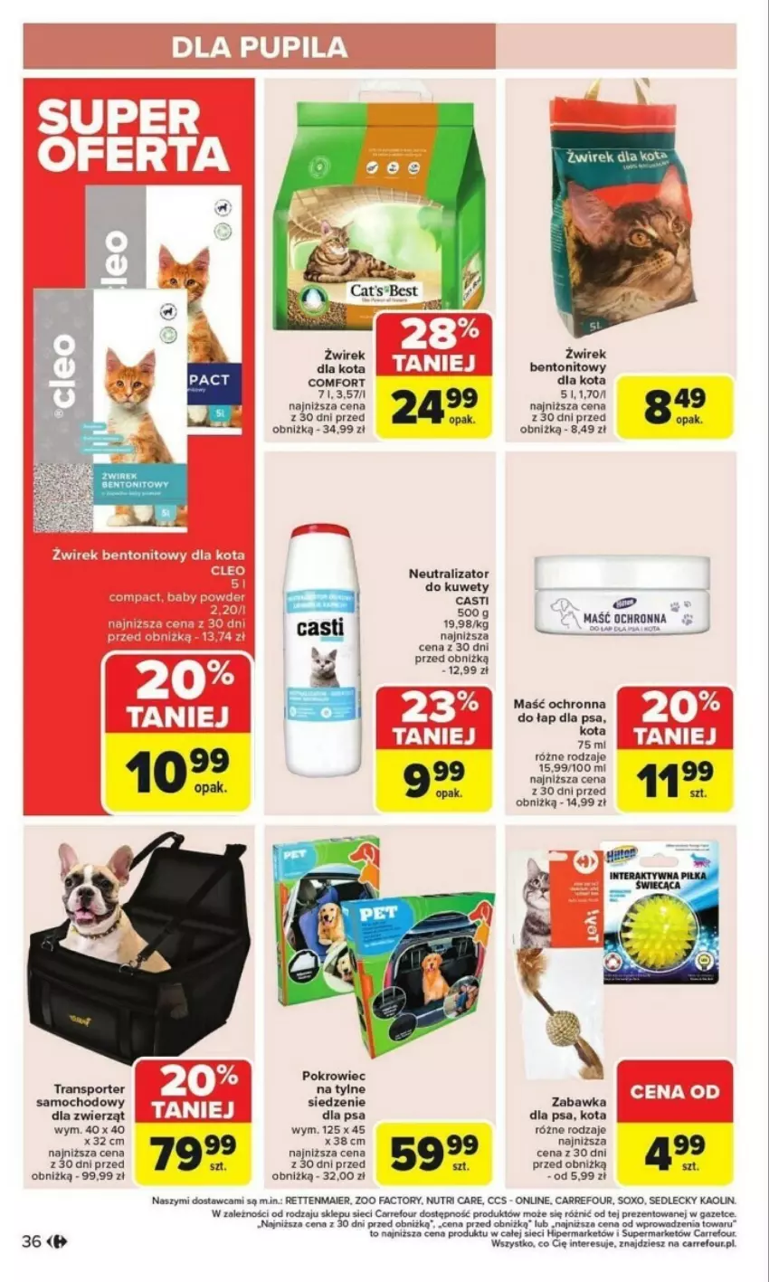 Gazetka promocyjna Carrefour - ważna 27.01 do 01.02.2025 - strona 30 - produkty: Fa, Pokrowiec, Por, Ser, Sport, Tran, Zabawka