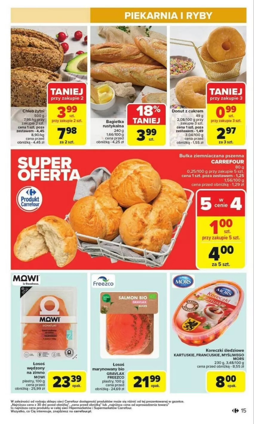 Gazetka promocyjna Carrefour - ważna 27.01 do 01.02.2025 - strona 7 - produkty: Bagietka, Bułka, Gra, Koreczki śledziowe, Rust