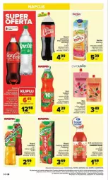 Gazetka promocyjna Carrefour - Gazetka - ważna od 01.02 do 01.02.2025 - strona 28 - produkty: Sok, Mus, Coca-Cola, Napój gazowany, Tymbark, Sok pomidorowy, Owoce, Kubuś, Napój, Nektar, Hortex, Fa