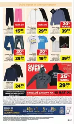 Gazetka promocyjna Carrefour - Gazetka - ważna od 01.02 do 01.02.2025 - strona 42 - produkty: Top, Sok, Rum, Por, NBA, Gra, Spodnie jeans, Kosz, T-shirt, Tran, Parka, Dres, Dzieci, Spodnie, Bluza, Bluza dresowa, Piżama, Fa