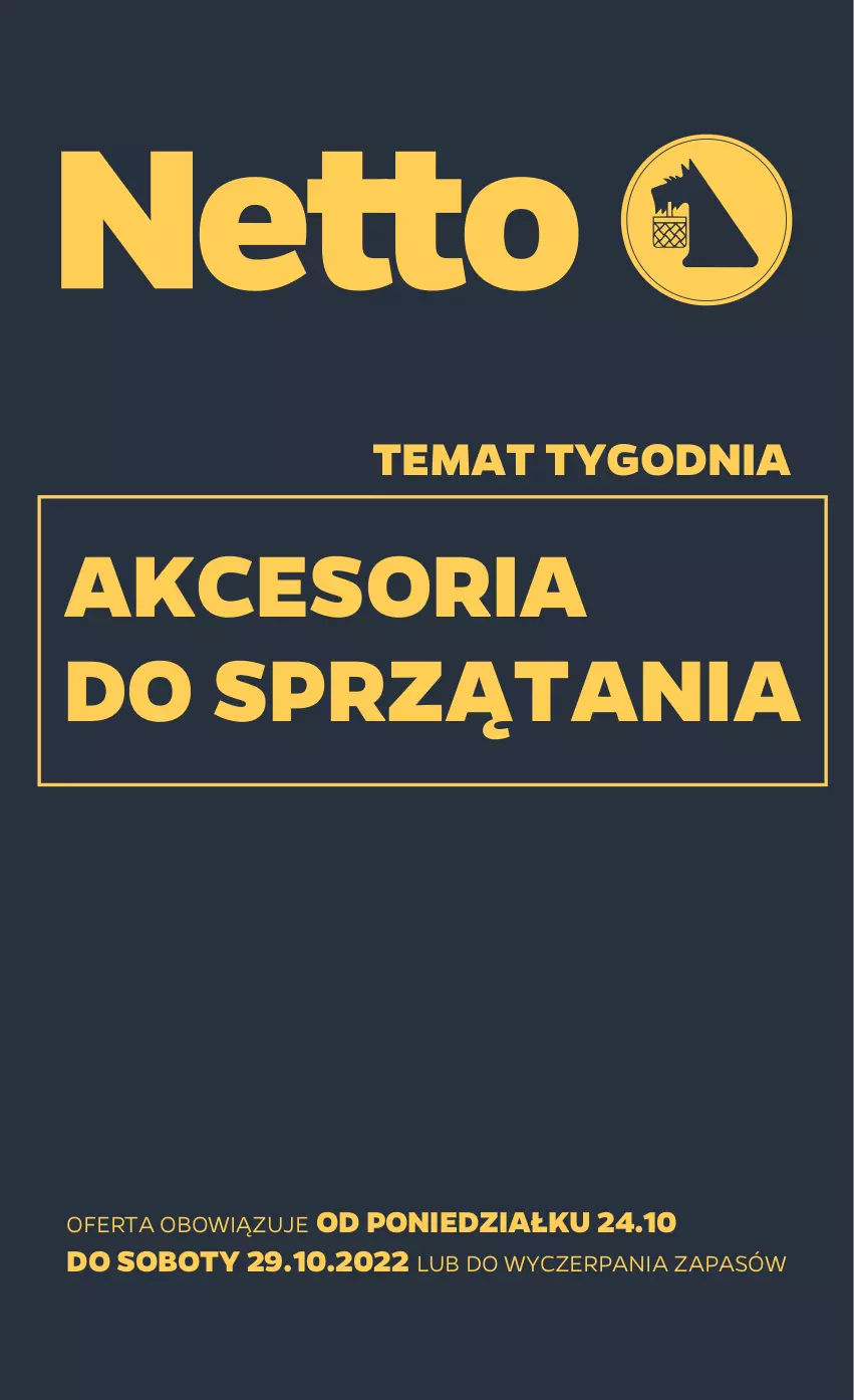 Gazetka promocyjna Netto - Akcesoria i dodatki - ważna 24.10 do 29.10.2022 - strona 1