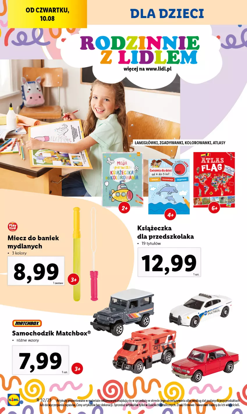 Gazetka promocyjna Lidl - GAZETKA - ważna 07.08 do 12.08.2023 - strona 34 - produkty: Chodzik, Dzieci, Feta, Miecz