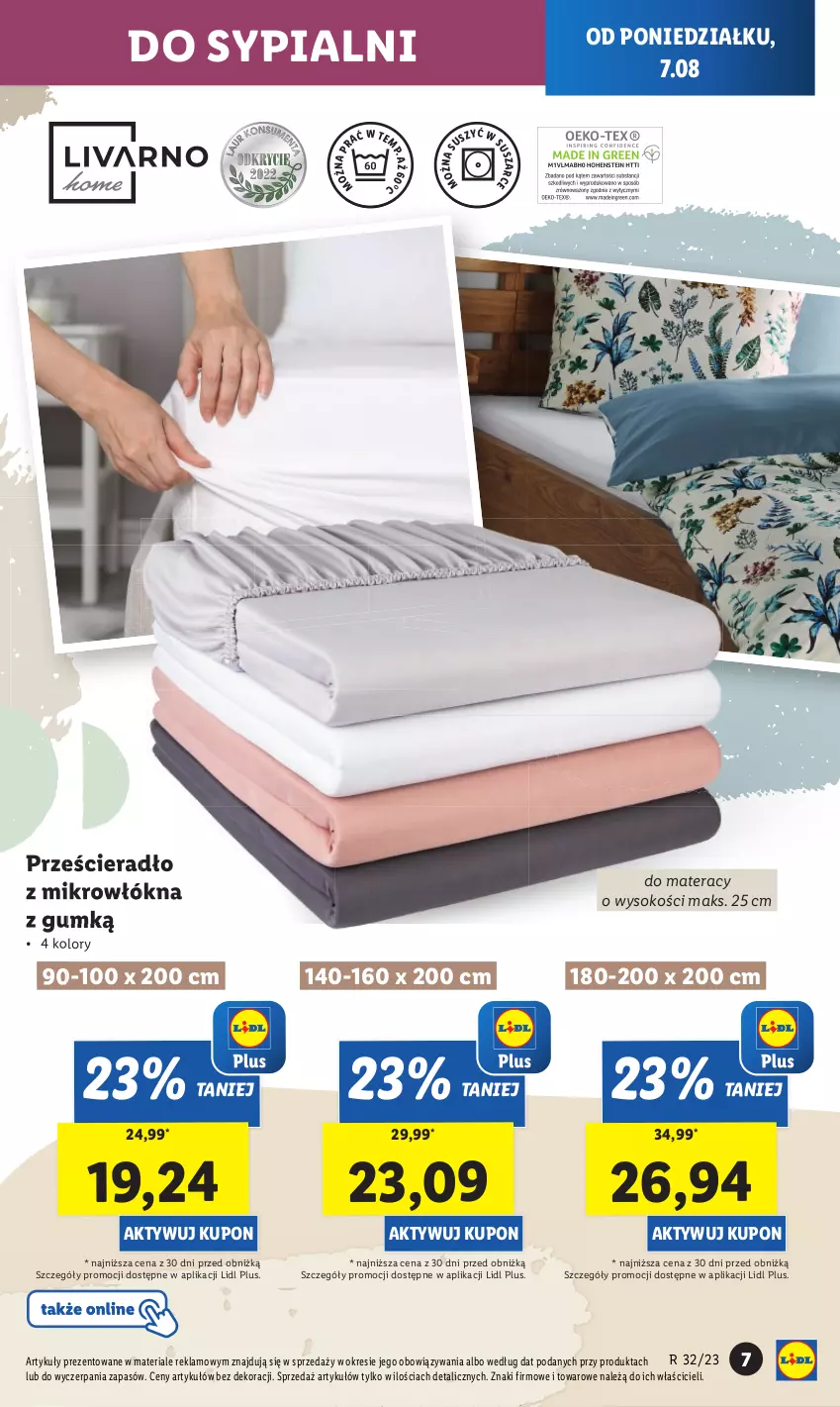 Gazetka promocyjna Lidl - GAZETKA - ważna 07.08 do 12.08.2023 - strona 9 - produkty: Materac, Sok, Tera