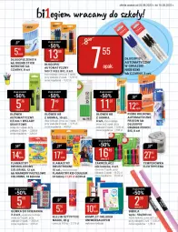 Gazetka promocyjna Bi1 - Wracamy do szkoły - Gazetka - ważna od 16.08 do 16.08.2022 - strona 3 - produkty: Gra, BIC, Długopis, Marker, Flamastry, Stek, Klej