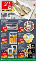 Gazetka promocyjna Delikatesy Centrum - Gazetka - ważna od 04.02 do 04.02.2024 - strona 16 - produkty: Kurczak, Płaty śledziowe, Kawa, Tusz, Morliny, Frytki, Piekarnik, Dorsz