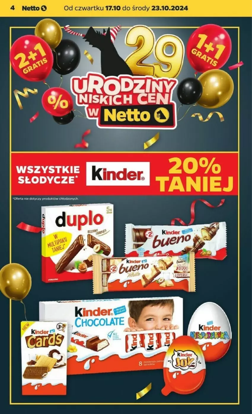 Gazetka promocyjna Netto - ważna 17.10 do 23.10.2024 - strona 21 - produkty: Kinder