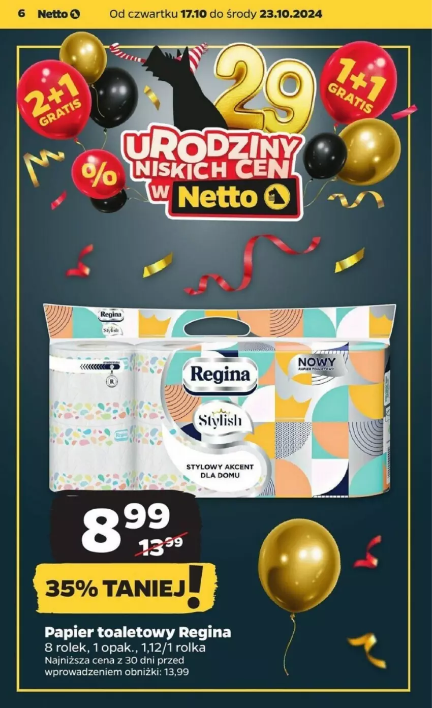 Gazetka promocyjna Netto - ważna 17.10 do 23.10.2024 - strona 23 - produkty: Gin, Papier, Papier toaletowy