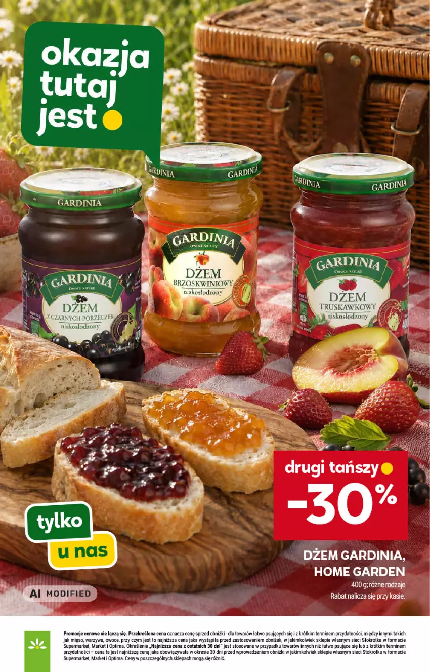 Gazetka promocyjna Stokrotka - Supermarket - ważna 10.09 do 16.09.2026 - strona 27 - produkty: Dżem, Mięso, Optima, Owoce, Warzywa
