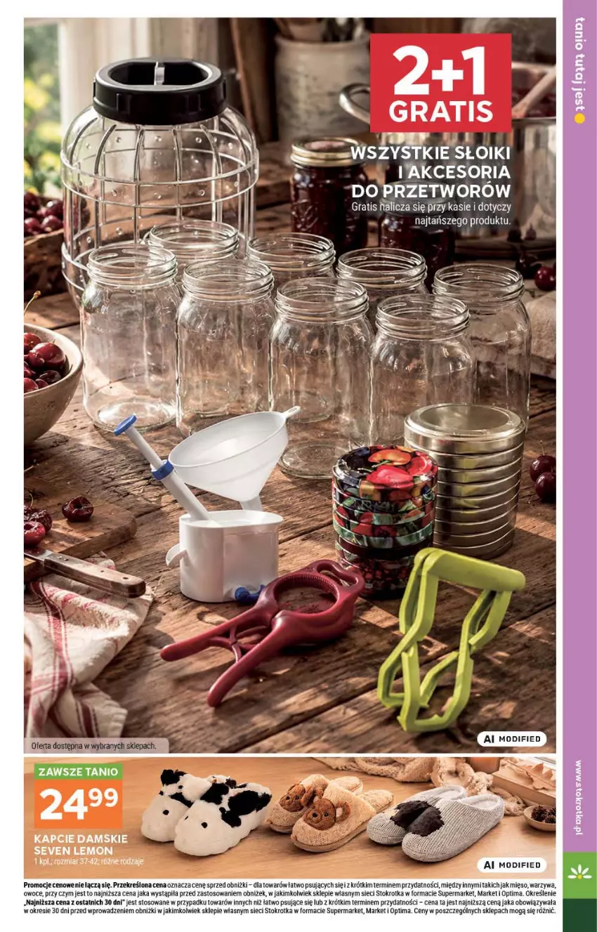 Gazetka promocyjna Stokrotka - Supermarket - ważna 10.09 do 16.09.2026 - strona 37 - produkty: Gra, Kapcie, Mięso, Optima, Owoce, Warzywa