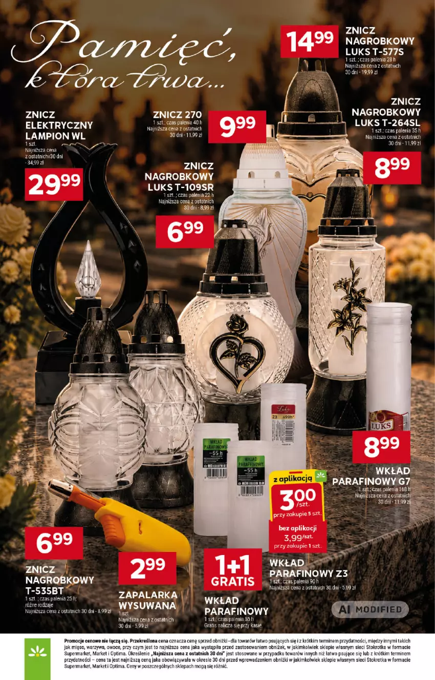 Gazetka promocyjna Stokrotka - Supermarket - ważna 10.09 do 16.09.2026 - strona 40 - produkty: Gra, Zapalarka, Znicz