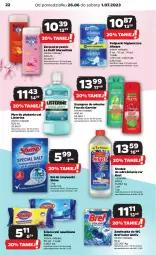 Gazetka promocyjna Netto - Artykuły spożywcze - Gazetka - ważna od 01.07 do 01.07.2023 - strona 22 - produkty: Fructis, Sól, Gra, Listerine, Zawieszka do wc, Bref, Kret, Płyn do płukania, Mars, Always, Szampon, Podpaski, Garnier, Zmywarki