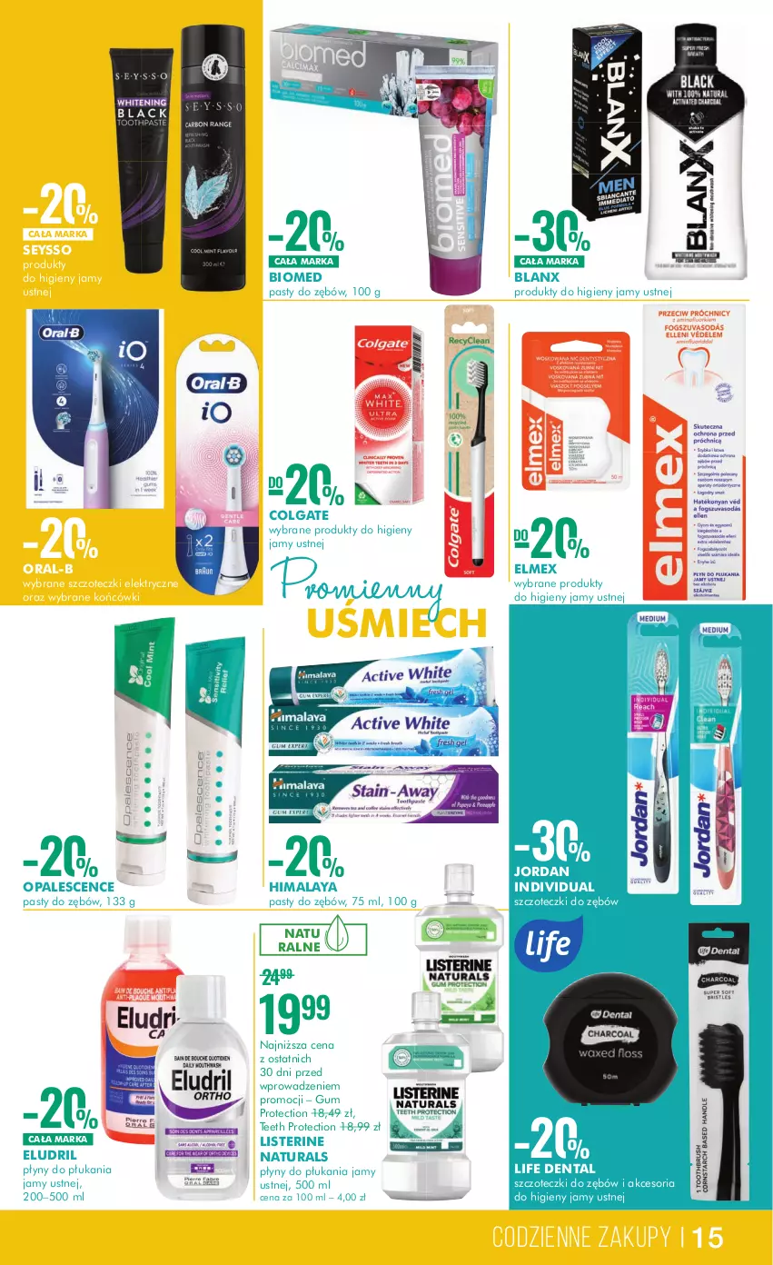 Gazetka promocyjna Super Pharm - Gazetka - ważna 13.07 do 26.07.2023 - strona 15 - produkty: Colgate, Elmex, Himalaya, LG, Listerine, Seysso