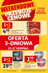 Gazetka promocyjna Auchan - Odlotowe ceny na start szkoły Supermarket - Gazetka - ważna od 27.08 do 27.08.2025 - strona 2 - produkty: Pampers, Twaróg, Majtki, Twaróg delikatny, Pieluchomajtki