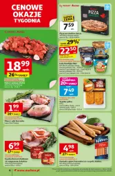 Gazetka promocyjna Auchan - Odlotowe ceny na start szkoły Supermarket - Gazetka - ważna od 27.08 do 27.08.2025 - strona 4 - produkty: Kurczak, Gulasz wołowy, Krakus, Sok, Sokołów, Mięso z uda kurczaka, Parówki, Lody, Szynka, Pizza, Parówki z piersi kurczaka, Mięso, Fa