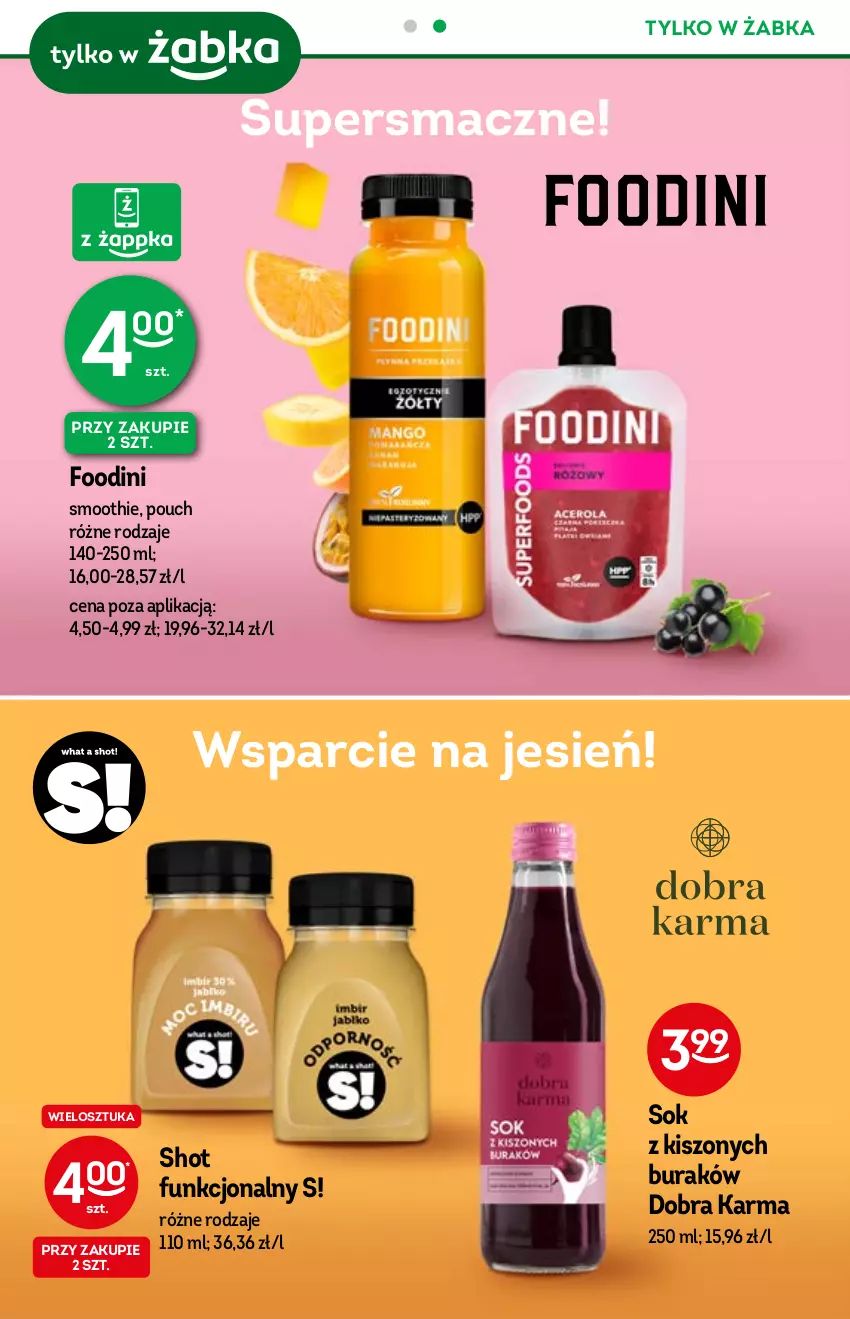 Gazetka promocyjna Żabka - ważna 03.11 do 09.11.2021 - strona 33 - produkty: Smoothie, Sok