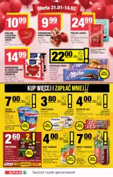 Gazetka promocyjna Spar - Spar - Gazetka - ważna od 07.02 do 07.02.2024 - strona 6 - produkty: Kit Kat, Ser, Mus, Danone, Zott, Bell, Jogurt, Praliny, Lindor, Wawel, Serek, Tymbark, Baton, Danio, Bella, Jogobella, Napój, Lindt, Fa