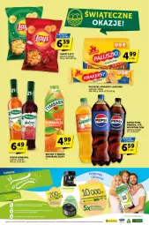 Gazetka promocyjna ABC - Gazetka - ważna od 02.04 do 02.04.2024 - strona 9 - produkty: Lajkonik, 7up, Chipsy, Mirinda, Pepsi, Tymbark, Syrop, Napój, Krakersy, Herbapol, Nektar