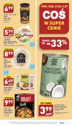 Gazetka promocyjna Aldi - Katalog spożywczy - Gazetka - ważna od 02.07 do 02.07.2022 - strona 7 - produkty: Kurczak, Prosciutto, Pesto, Pizza, Mleczko, Kokos, Danie gotowe