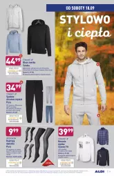 Gazetka promocyjna Aldi - Gazetka - ważna od 18.09 do 18.09.2021 - strona 31 - produkty: Top, Kosz, Rajstopy, Koszula, Dres, Wełna, Spodnie, Bluza, Spodnie dresowe, Fa