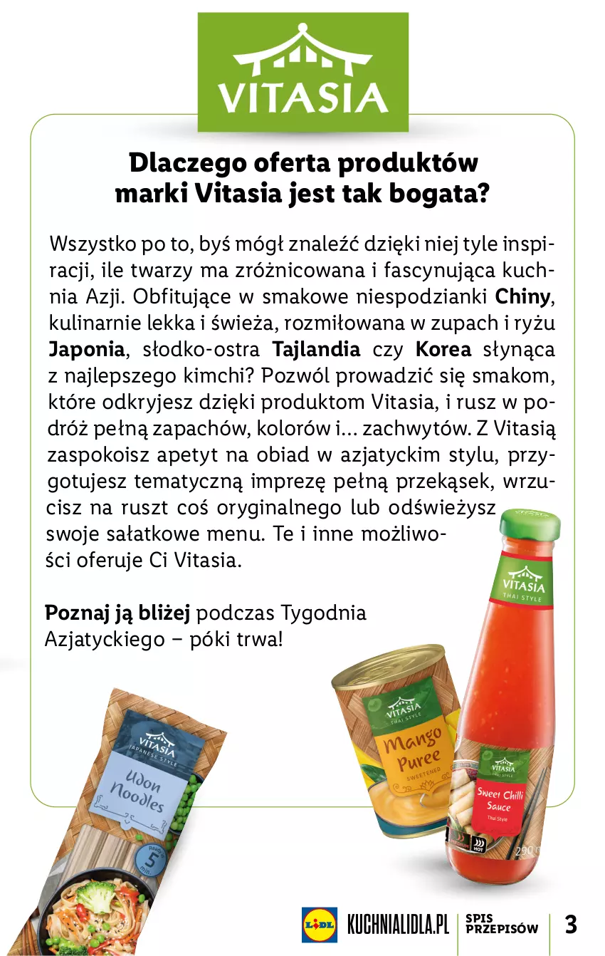 Gazetka promocyjna Lidl - KATALOG VITASIA - ważna 13.06 do 19.06.2022 - strona 3 - produkty: Fa, Gin, Kuchnia, Ryż, Sałat, Zupa