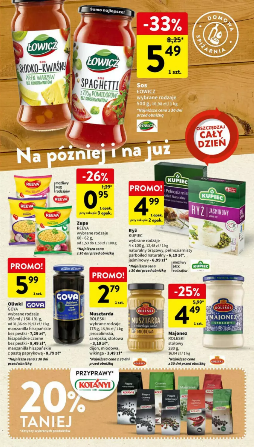 Gazetka promocyjna Intermarche - ważna 08.01 do 10.01.2024 - strona 19 - produkty: Majonez, Mus, Musztarda, Oliwki, Przyprawy, Ryż, Ser, Zupa