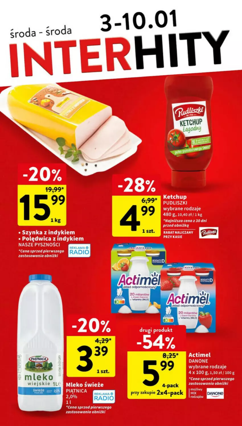 Gazetka promocyjna Intermarche - ważna 08.01 do 10.01.2024 - strona 29 - produkty: Danone, Mleko