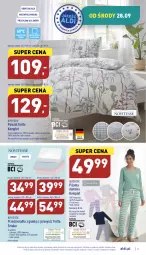 Gazetka promocyjna Aldi - Zaplanuj zakupy wcześniej - Gazetka - ważna od 01.10 do 01.10.2022 - strona 5 - produkty: Kołdra, Pościel, Prześcieradło, Wełna, Poduszka, Piżama, Queentex