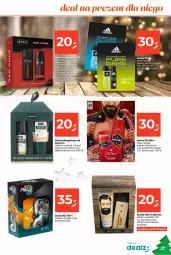 Gazetka promocyjna Dealz - O CHOINKA! SUPERCENY - Gazetka - ważna od 24.12 do 24.12.2023 - strona 27 - produkty: Krem nawilżający, Zestaw prezentowy, Krem do twarzy, Top, BIC, Old Spice, Dezodorant, Balsam do ciała, Perfum, Str8, Karp, Adidas, Krem przeciwzmarszczkowy, Dove, Otwieracz, Mars, Szampon, Peeling, C-Thru, Krem na dzień, Nawilżający balsam, Olej, Antyperspirant, Nivea, Kalendarz, Kalendarz adwentowy