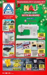 Gazetka promocyjna Aldi - Artykuły przemysłowe i tekstylia - Gazetka - ważna od 30.11 do 30.11.2024 - strona 1 - produkty: Elektronika, Gin, Philips, Zabawka, Lack, Tefal, Moda, Szyna, Ekspres przelewowy, Patelnia, Lampa, Piżama, Fa