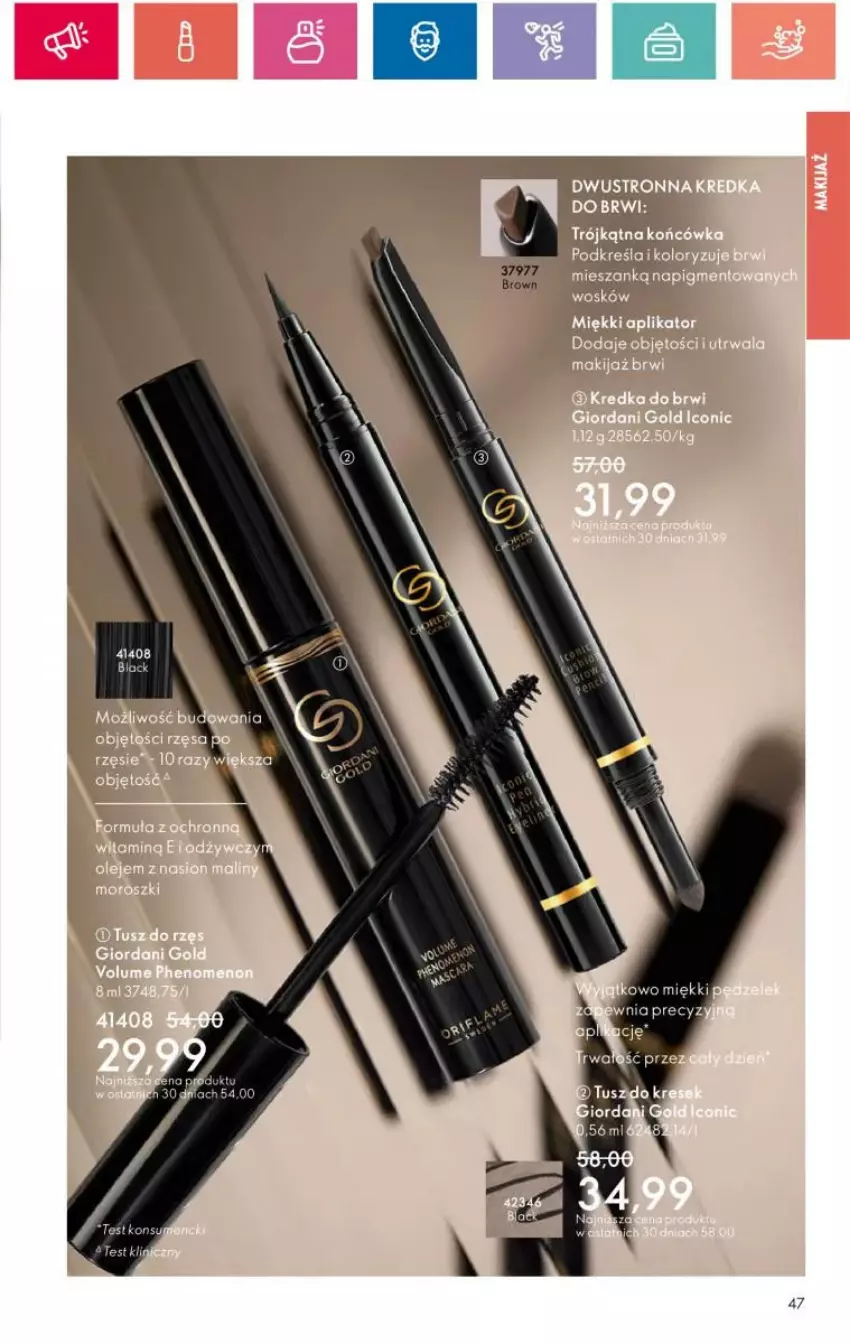 Gazetka promocyjna Oriflame - ważna 07.05 do 27.05.2024 - strona 109 - produkty: Tusz