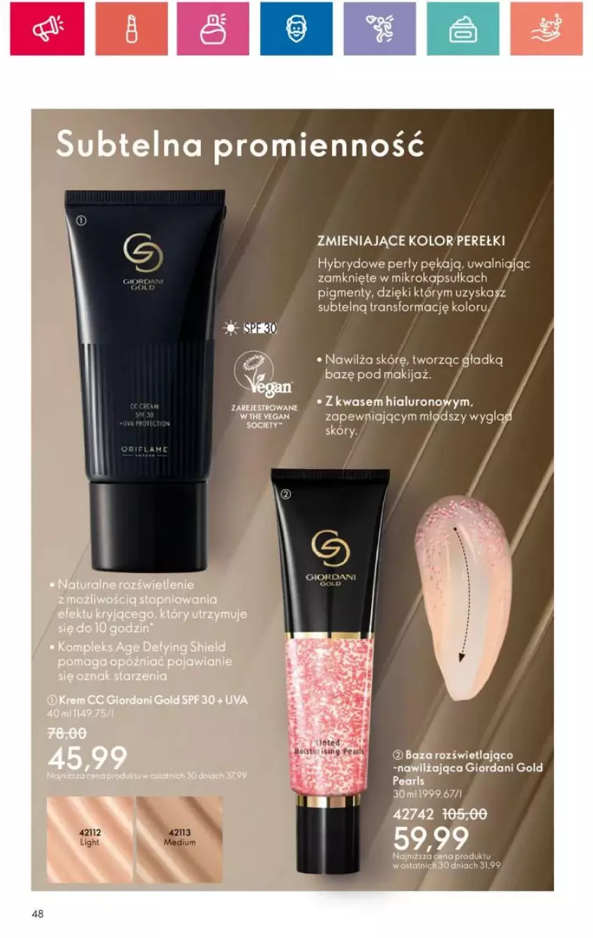 Gazetka promocyjna Oriflame - ważna 07.05 do 27.05.2024 - strona 110 - produkty: Makijaż, Okap, Tran