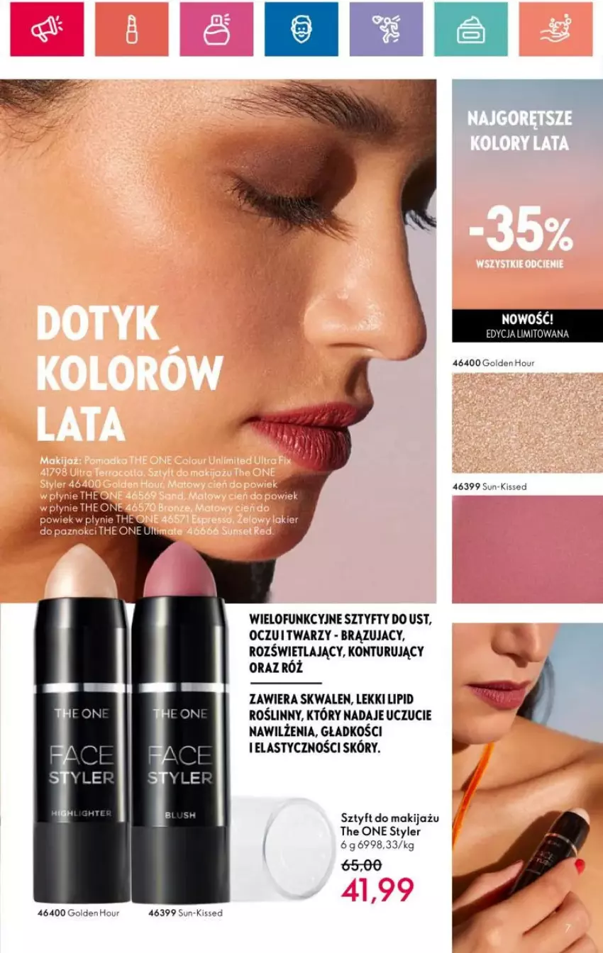 Gazetka promocyjna Oriflame - ważna 07.05 do 27.05.2024 - strona 134 - produkty: Makijaż, The ONE