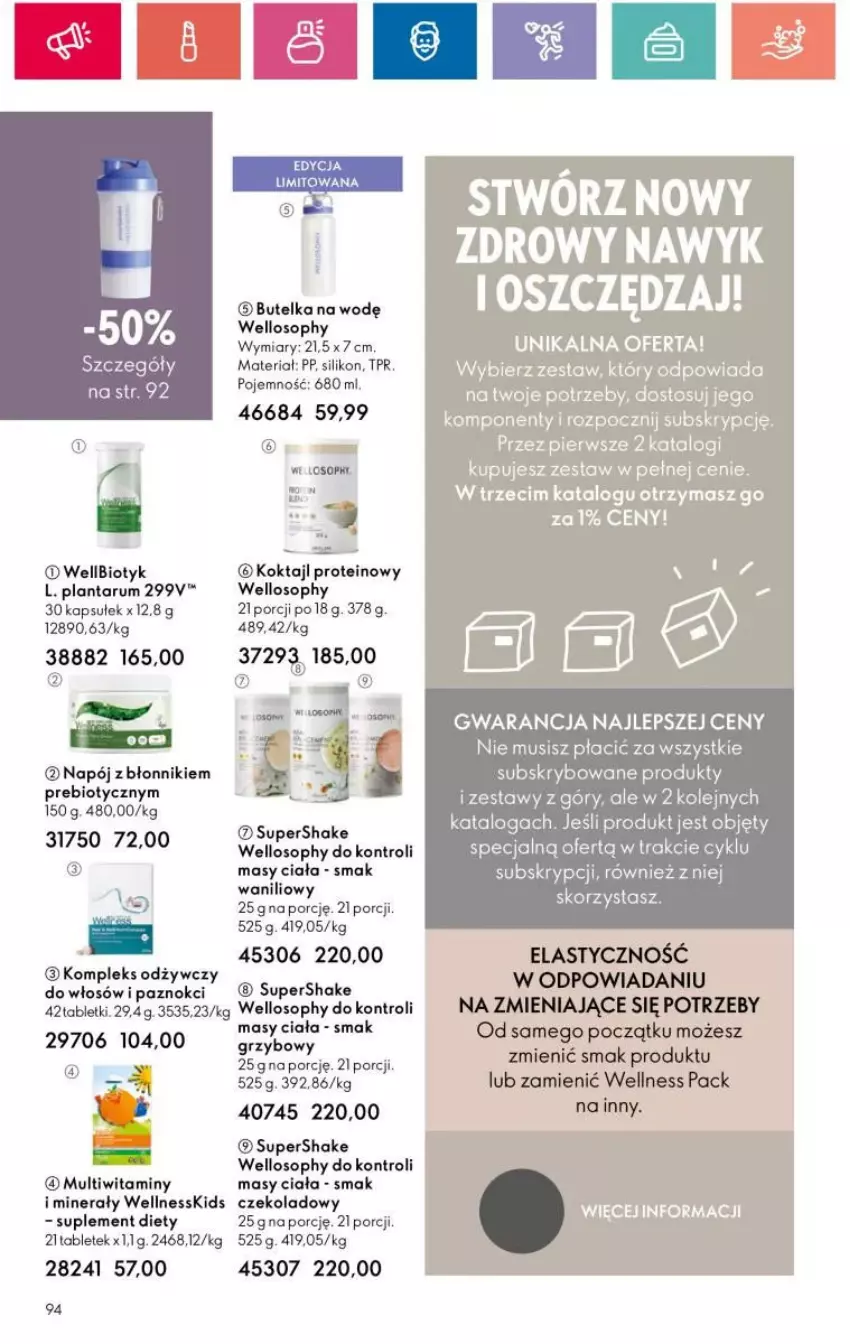 Gazetka promocyjna Oriflame - ważna 07.05 do 27.05.2024 - strona 161 - produkty: Mus, Napój, Olej, Por, Rum, Sok, Sos, Suplement diety, Tablet