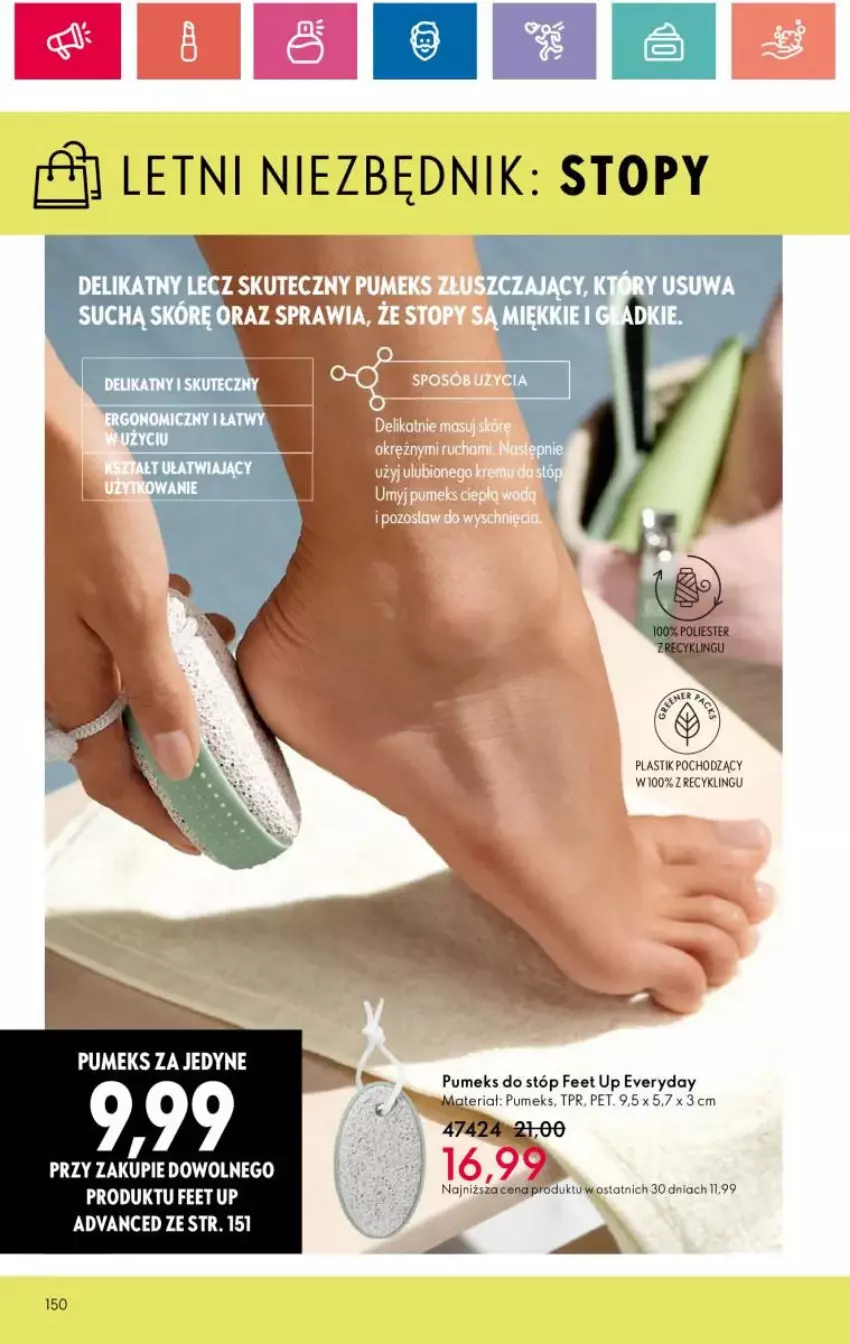 Gazetka promocyjna Oriflame - ważna 07.05 do 27.05.2024 - strona 58 - produkty: Feet Up, Pumeks