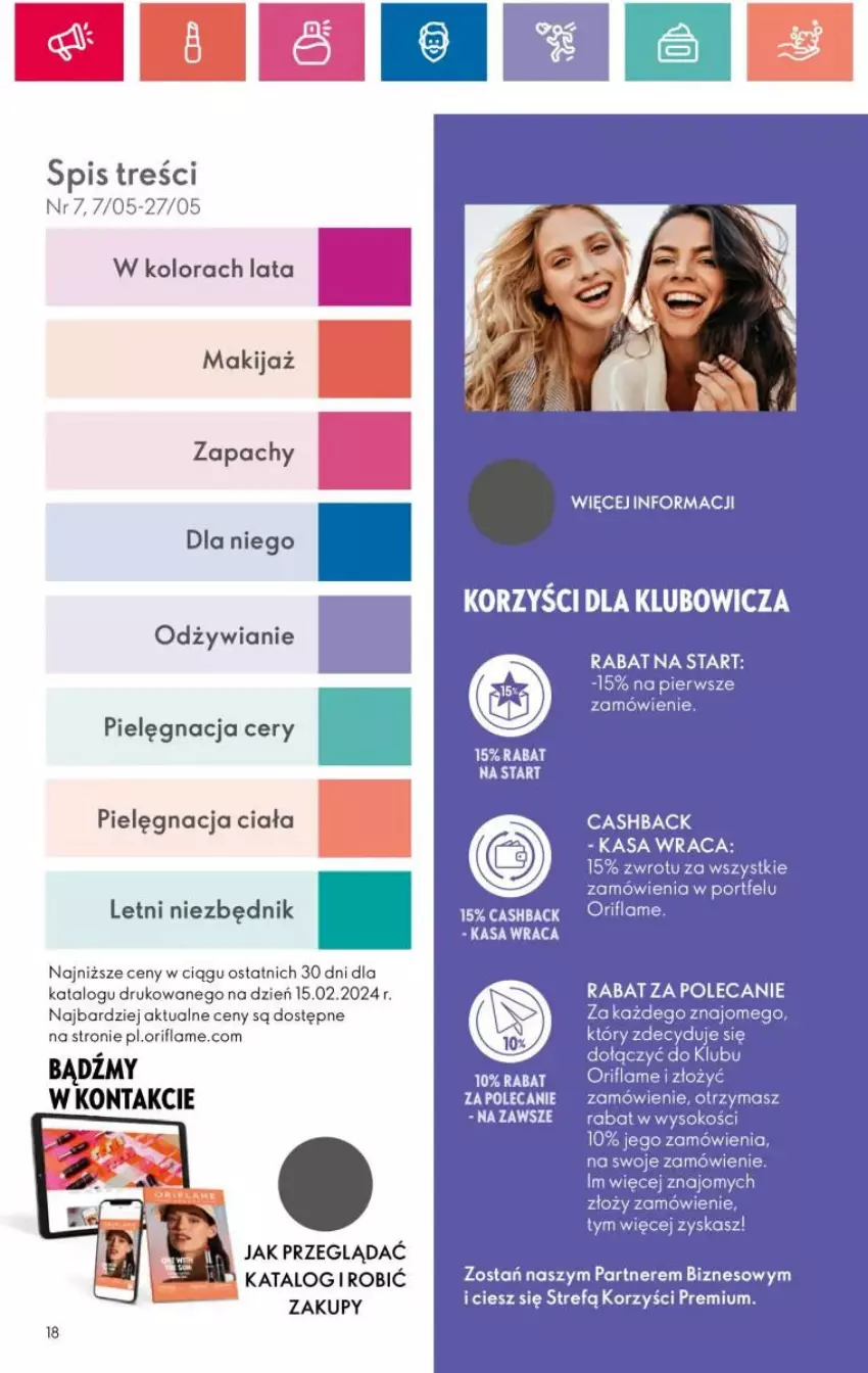 Gazetka promocyjna Oriflame - ważna 07.05 do 27.05.2024 - strona 77 - produkty: Makijaż, Oriflame, Por, Sok