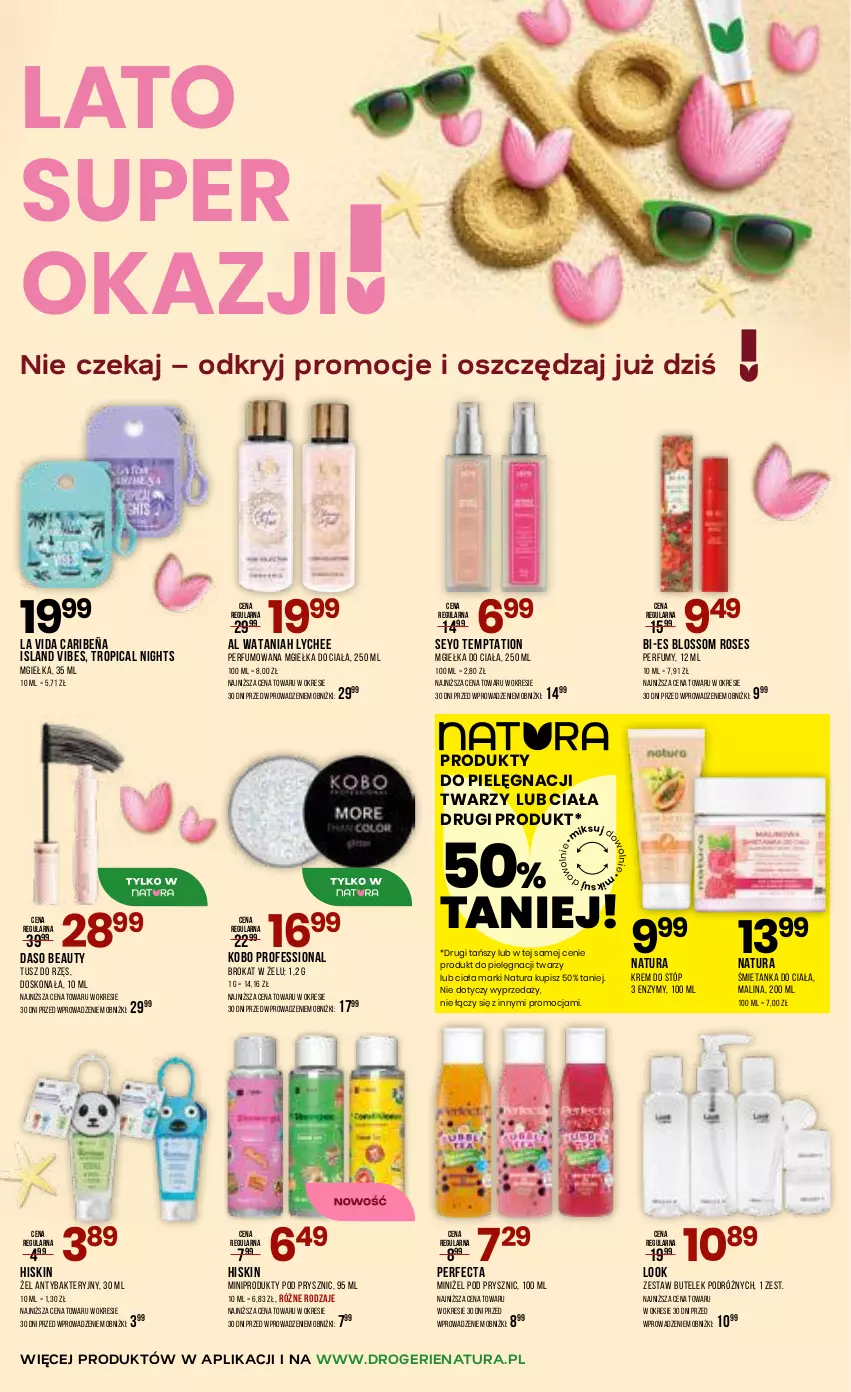 Gazetka promocyjna Drogerie Natura - Gazetka Drogerie Natura - ważna 03.06 do 16.06.2026 - strona 2 - produkty: Isla, KOBO, Krem do stóp, Perfecta, Perfum, Tropical, Tusz