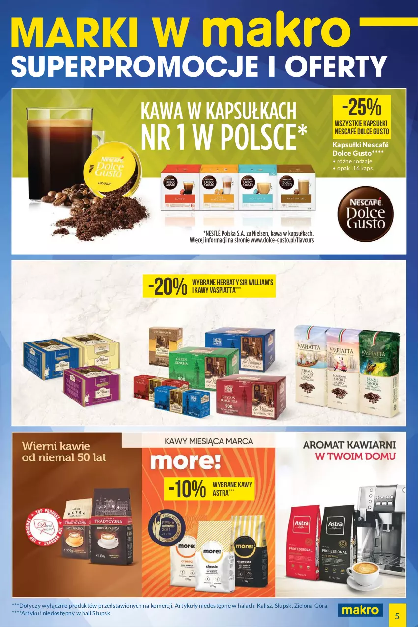 Gazetka promocyjna Makro - [Oferta specjalna] Marki w MAKRO - ważna 08.03 do 21.03.2022 - strona 5 - produkty: Dolce Gusto, Nescafé