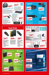 Gazetka promocyjna Auchan - Kultowe Marki Hipermarkety - Gazetka - ważna od 11.06 do 11.06.2021 - strona 34 - produkty: Top, Por, Pendrive, Klawiatura, Sony, Tran, Lion, LANA, Logitech, Kamera, Silan, Router, Torba, Sport, Mysz, PlayStation, Obraz, Intel, K2, HP