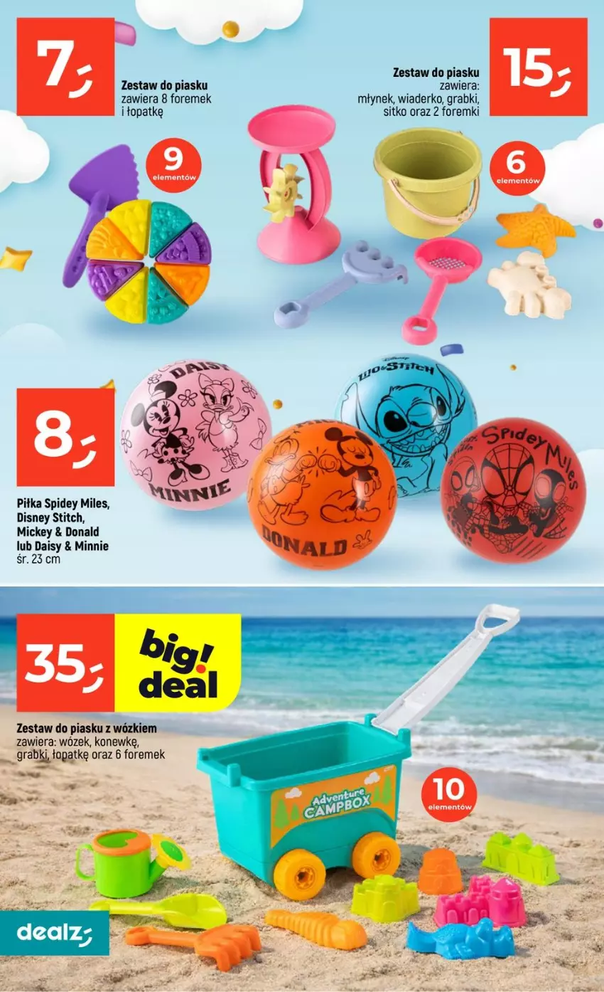 Gazetka promocyjna Dealz - NOWA GAZETKA - ważna 09.04 do 15.04.2026 - strona 16 - produkty: Disney, Fa, Foremki, Gra, Minnie, Młynek, Sitko, Wózek