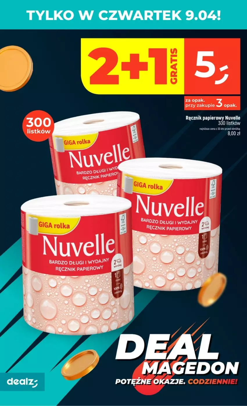 Gazetka promocyjna Dealz - NOWA GAZETKA - ważna 09.04 do 15.04.2026 - strona 2 - produkty: Papier, Ręcznik