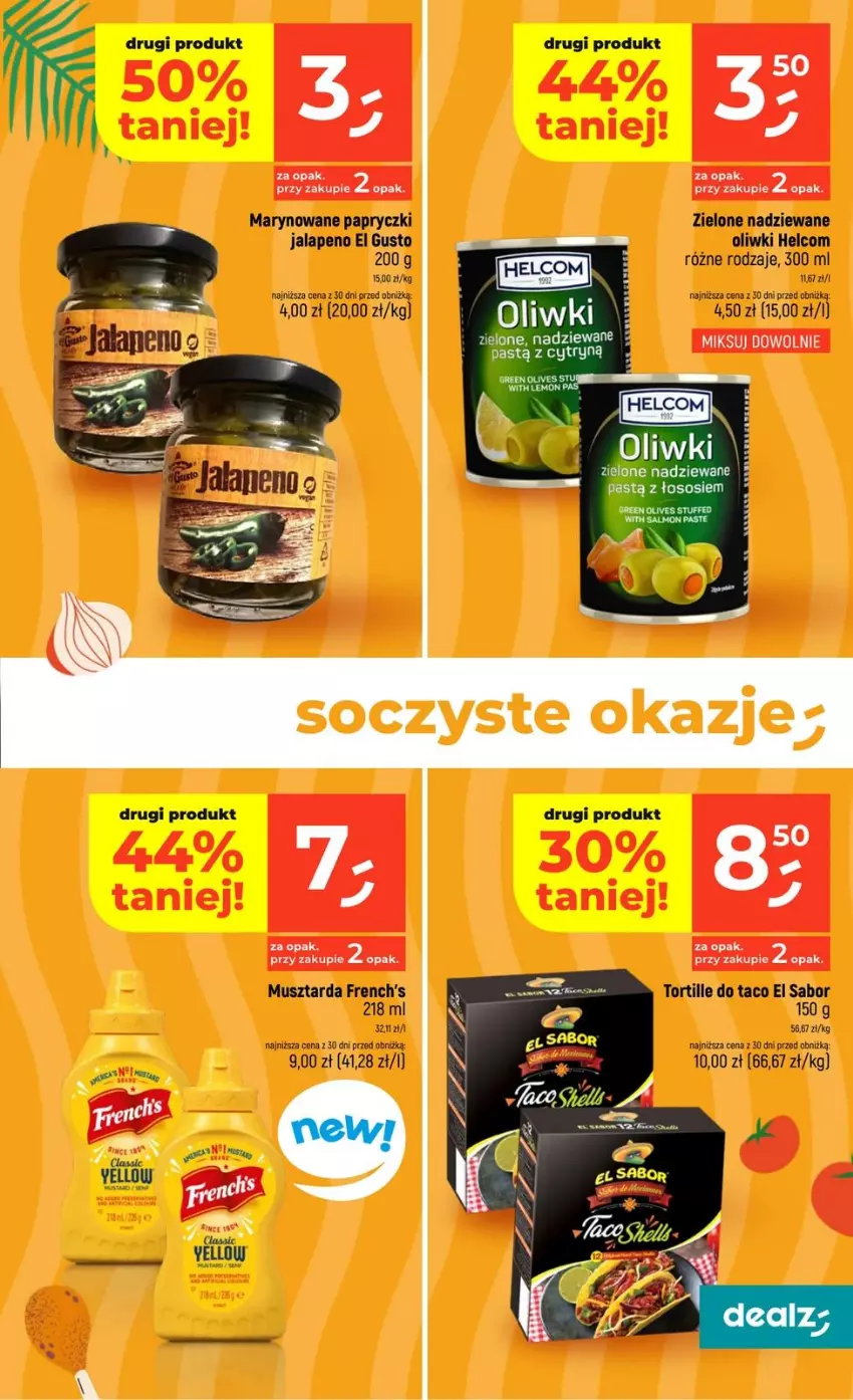 Gazetka promocyjna Dealz - NOWA GAZETKA - ważna 09.04 do 15.04.2026 - strona 23 - produkty: HELCOM, LG, Mus, Musztarda, Oliwki