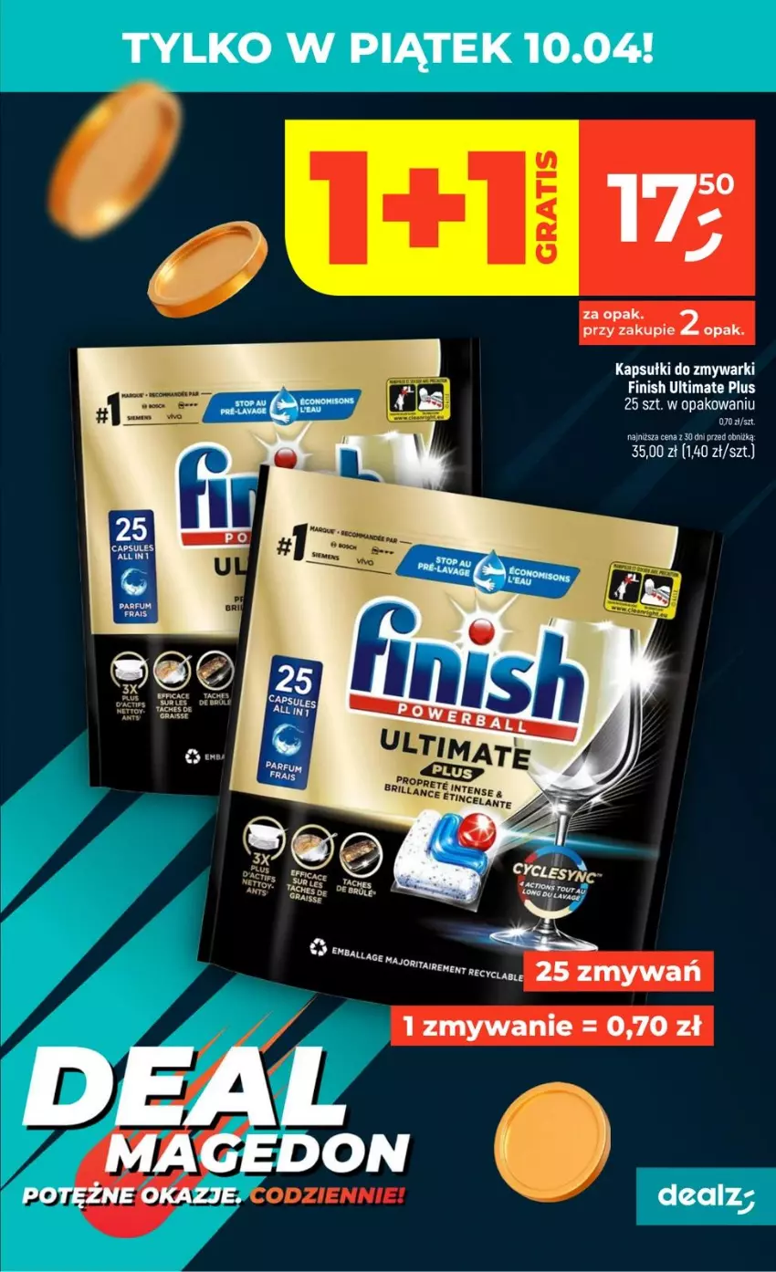 Gazetka promocyjna Dealz - NOWA GAZETKA - ważna 09.04 do 15.04.2026 - strona 3 - produkty: Finish, Zmywarki